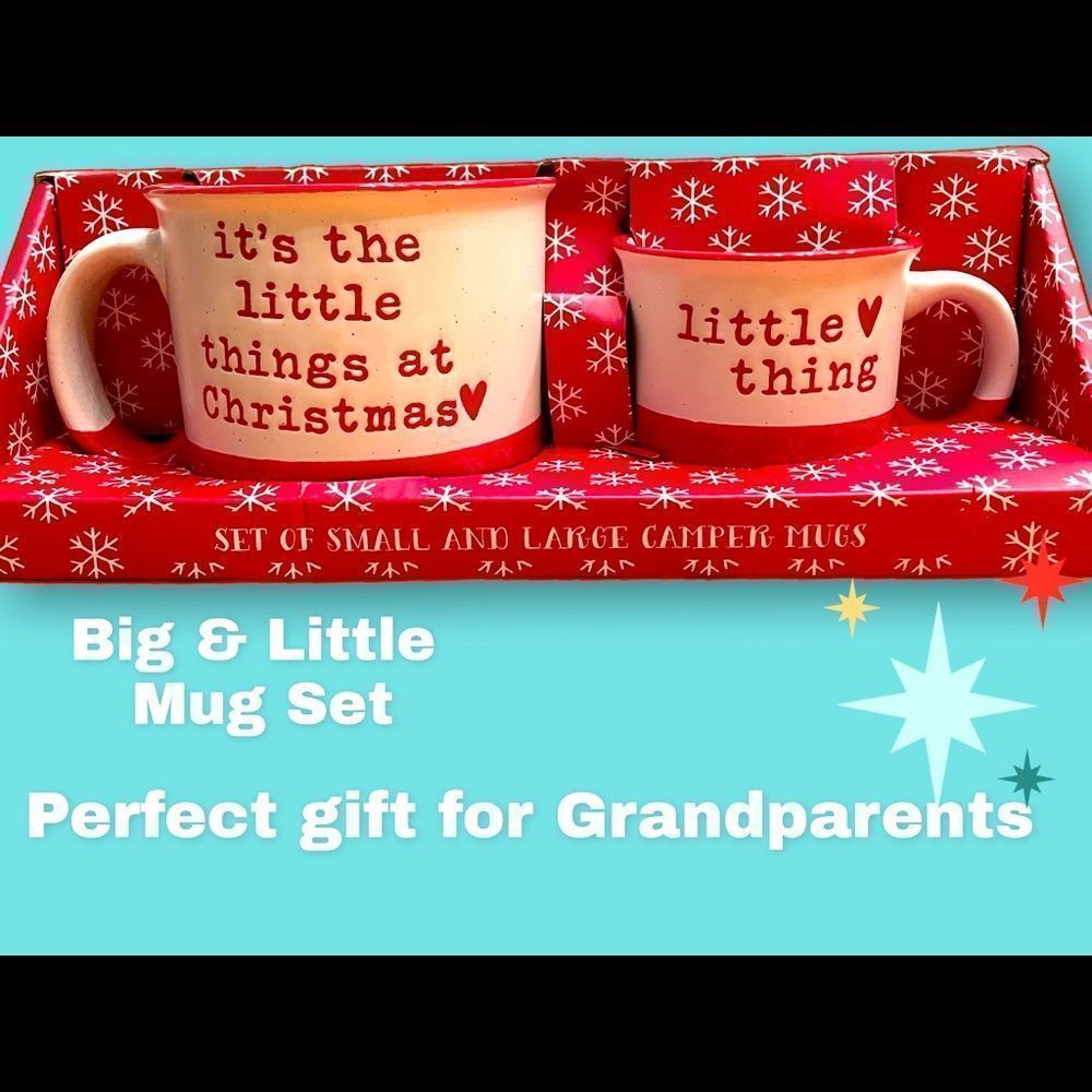 Christmas grandparents / child Mug Set